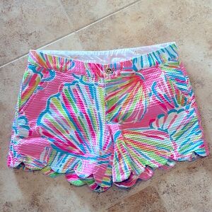 Lilly Pulitzer Scalloped Shorts- 4 Women